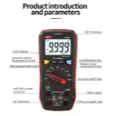UNI-T UT60S Tester Probador Multímetro Digital True RMS hasta 1000V.webp