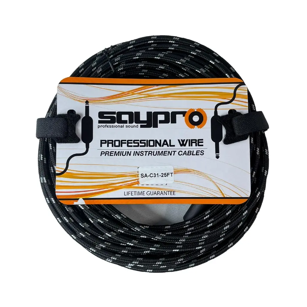 SAYPRO SA-C31-25FT CABLE PLUG MONO 7.5MTS INSTRUMENTO MUSICAL - AUDIO (1).webp