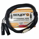 SAYPRO SA-C54-10FT CABLE DE AUDIO XLR MACHOS A RCA PLUG MACHOS DUAL 3MTS.webp