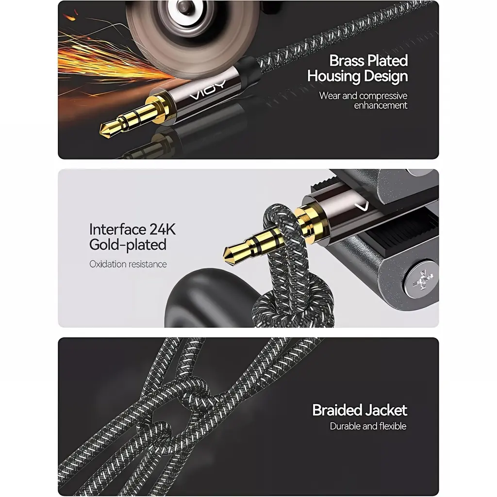 Cable Extensión de Audifonos Plug Mini Estéreo a Jack Mini Estéreo 3mt VIOY Audio Auxiliar (4).webp