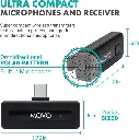 MOVO WIRELESS MINI-UC DUO 2 Micrófonos Inalámbricos 1 receptor para teléfonos Android podcasts, Gaming, Twitch, YouTube, Discord (2).webp