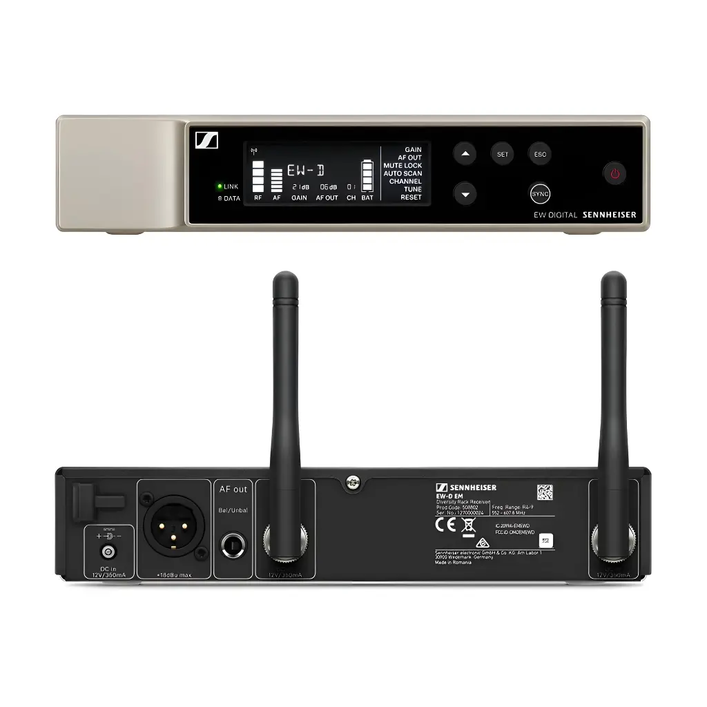 SENNHEISER EW DIGITAL 835-S Micrófono Inalámbrico Vocal de Mano Profesional Inteligente (4).webp