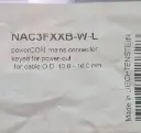 NEUTRIK NAC3FXXB-W-L POWERCON CORRIENTE 20A 250V AEREO GRIS Para De Cable De 10 a 18 mm (4).webp