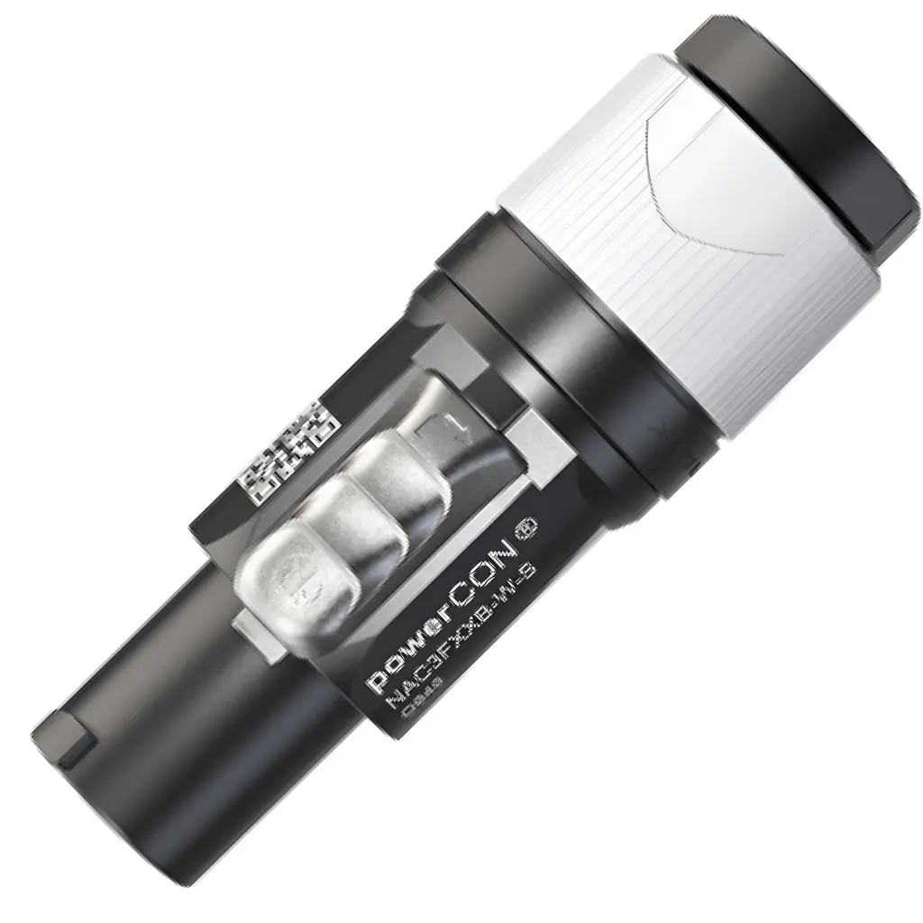 NEUTRIK NAC3FXXB-W-S POWERCON CORRIENTE 20A 250V AEREO GRIS Para De Cable De 6 a 12 mm.webp