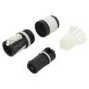 NEUTRIK NAC3FXXB-W-S POWERCON CORRIENTE 20A 250V AEREO GRIS Para De Cable De 6 a 12 mm (2).webp