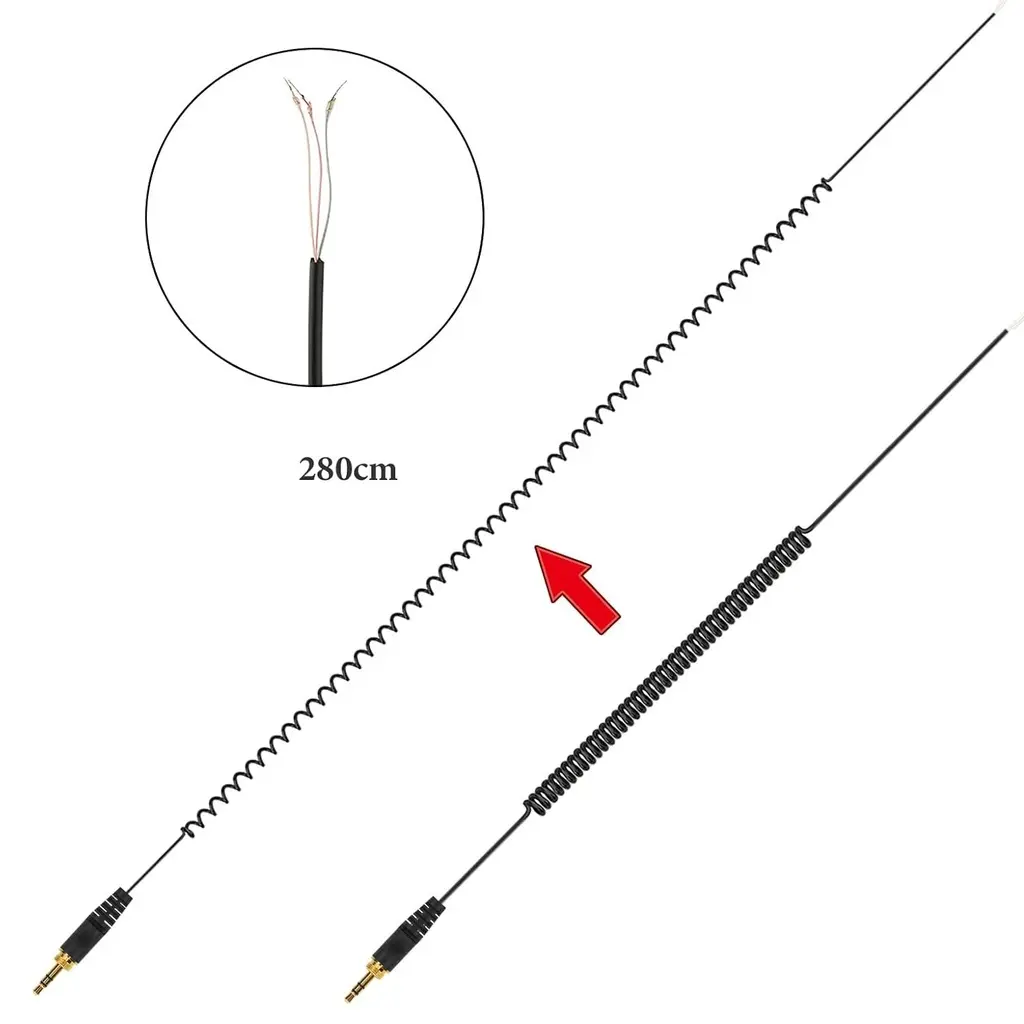 GENERICO Cable Reemplazo para Audífonos SONY MDR-7506 MDR-V6 V600 V700 V900 ATH-M50 (copiar) (4).webp