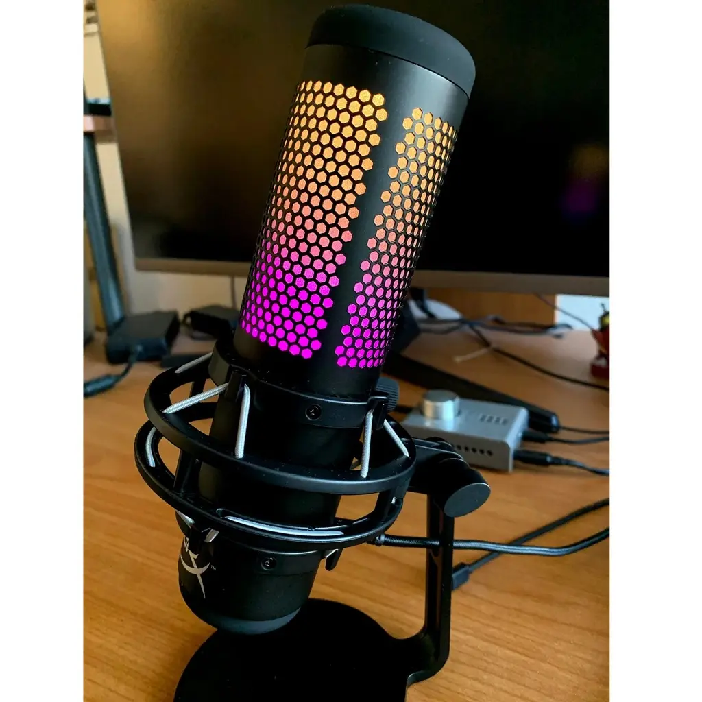HyperX QuadCast-S Micrófono condensador USB RGB Gaming, podcasts, Twitch, YouTube, Discord.webp
