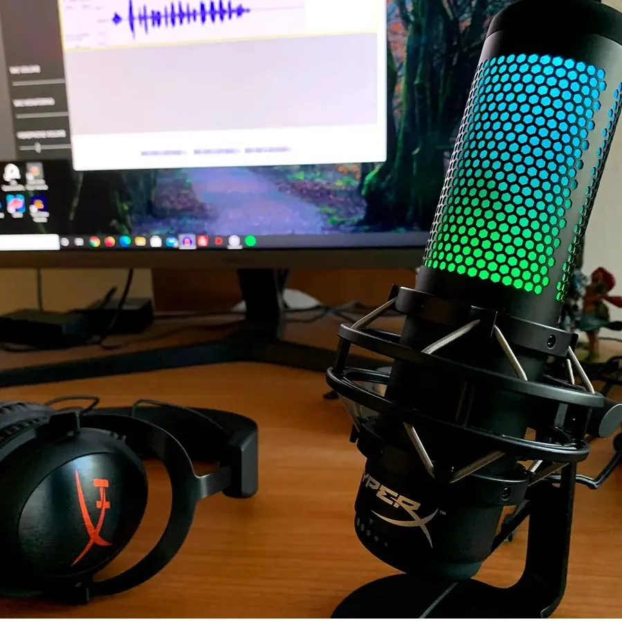 HyperX QuadCast-S Micrófono condensador USB RGB Gaming, podcasts, Twitch, YouTube, Discord (4).webp