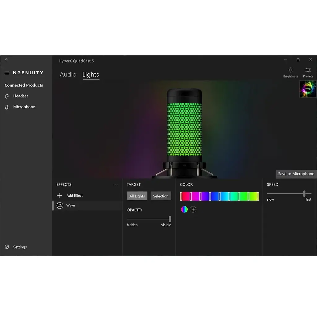 HyperX QuadCast-S Micrófono condensador USB RGB Gaming, podcasts, Twitch, YouTube, Discord (6).webp