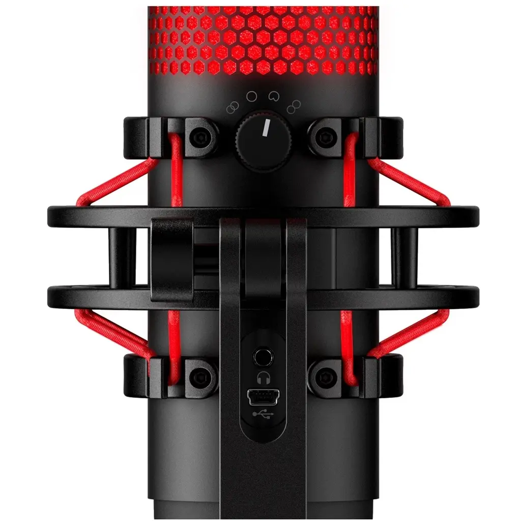 HyperX QuadCast 4P5P6AA Micrófono condensador USB RGB Gaming, podcasts, Twitch, YouTube, Discord (2).webp