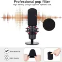 TAPAVIENTO Goma Espuma Protector De Micrófono tipo HyperX QuadCast S (1).webp