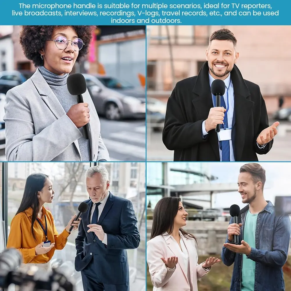 MANGO BASE PARA WIRELESS MINI Micrófono de entrevistas, conferencias, reporteros, podcasts, YouTube (5).webp