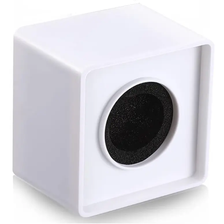 Generico FLAG Bandera Cubo Base logotipo para Micrófono de entrevistas, conferencias, reporteros, noticias.webp