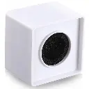 Generico FLAG Bandera Cubo Base logotipo para Micrófono de entrevistas, conferencias, reporteros, noticias.webp