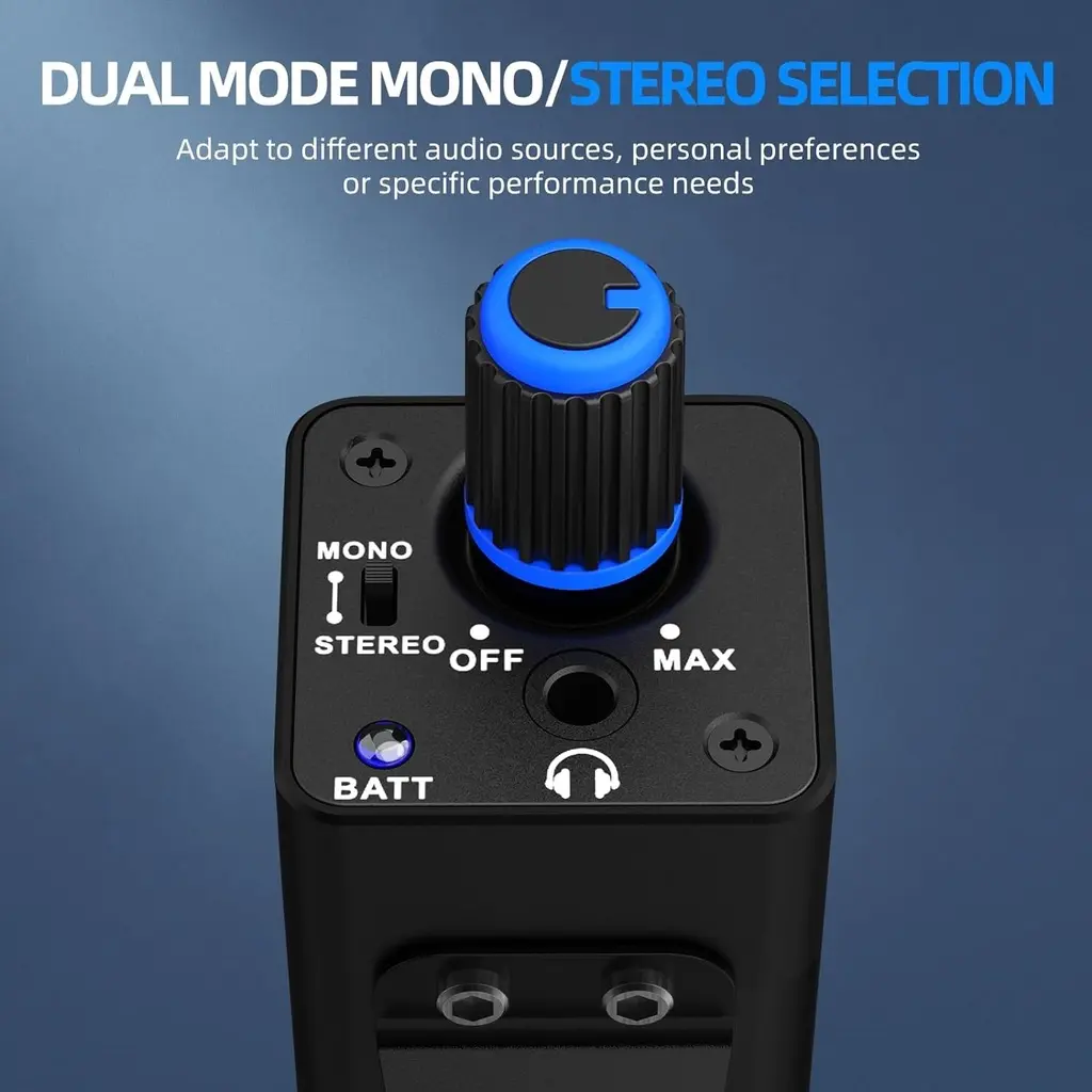 FZONE P4 In-Ear Belt-Pack Monitor Personal de Oído (AMPLIFICADOR DE AUDIFONOS).webp