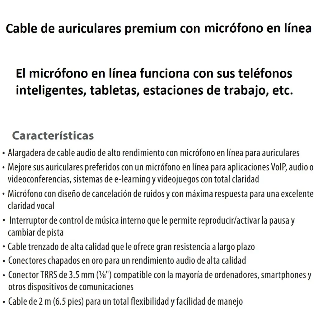 BEHRINGER MICROFONO MINI OMNIDIRECCIONAL CON CABLE 2MT TRS A TRRS (1).webp