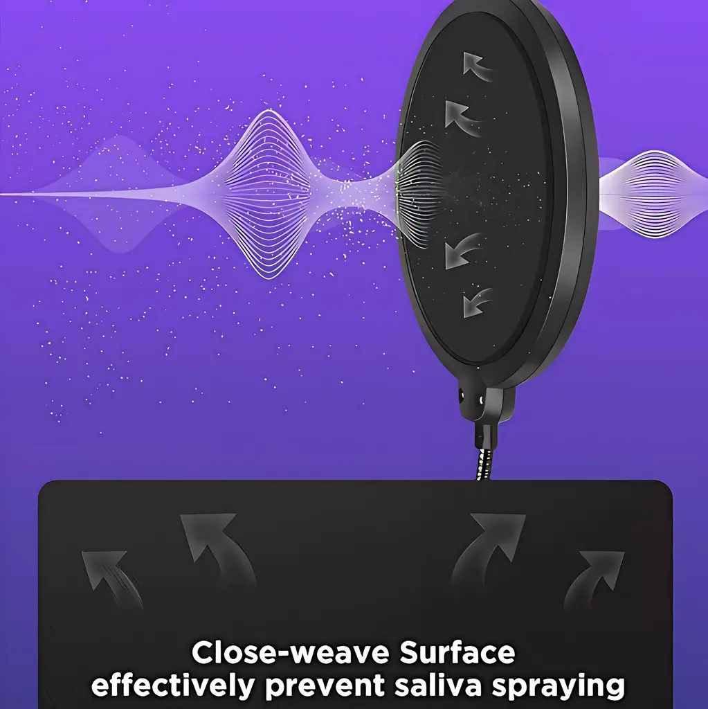 PARAL STAND PEDESTAL DE MICROFONO BRAZO JIRAFA TIPO RADIO CON ANTIPOP (3).webp