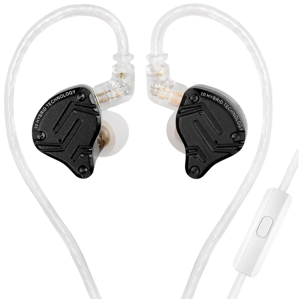 KZ LINSOUL KZ ZS10 Pro X con Micrófono Auriculares intrauditivos Audífonos De Monitoreo Alta Fidelidad IEM Con Cable Desmontable (3).webp