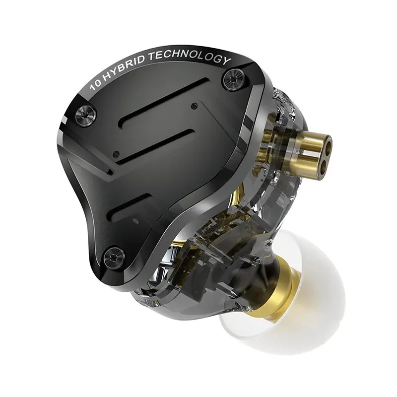 KZ LINSOUL KZ ZS10 Pro X con Micrófono Auriculares intrauditivos Audífonos De Monitoreo Alta Fidelidad IEM Con Cable Desmontable (1).webp