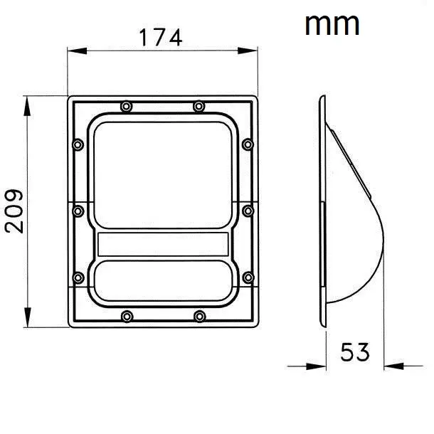 ASA Penn H1024 MANIJA de Corneta Empotrable C-U.webp