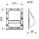 ASA Penn H1024 MANIJA de Corneta Empotrable C-U.webp