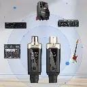 Depusheng T92 Transmisor Receptor de Micrófono Inalámbrico XLR, Señal de Audio o Sistema PA, Con Alimentación Phantom de 48V.webp