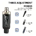 Depusheng T92 Transmisor Receptor de Micrófono Inalámbrico XLR, Señal de Audio o Sistema PA, Con Alimentación Phantom de 48V (3).webp