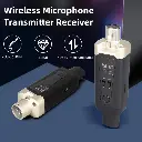 Depusheng T9 Transmisor Receptor de Micrófono Inalámbrico XLR, Señal de Audio o Sistema PA, Con Alimentación Phantom de 48V (1).webp