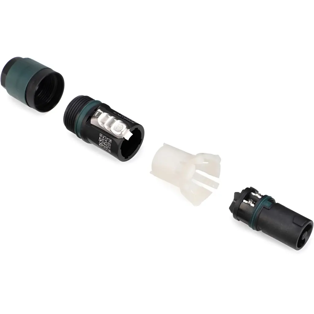 NEUTRIK NL4FXX-W-L CONECTOR SPEKON 4 polos, Para Cable Grurso De 10-16mm (4).webp
