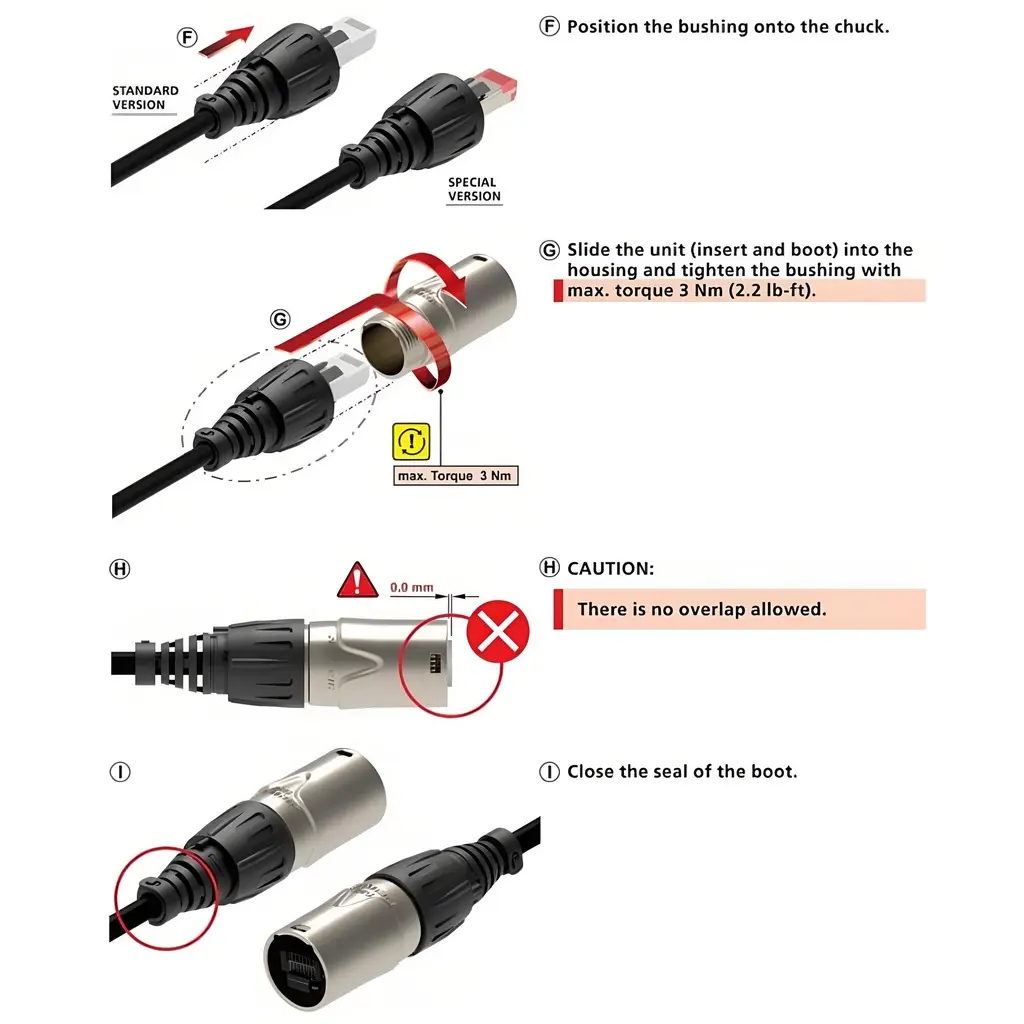 NEUTRIK NE8MX-1 Conector Protector Cable de DATA RJ45 ETHERCON (3).webp