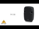 BEHRINGER PK108 Corneta Pasiva 8" 350W Max.