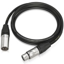 BEHRINGER GMC-300 CABLE DE MICROFONO / CORNETA AMPLIFICADA 3MTS XLR, 0.22MM 24AGW