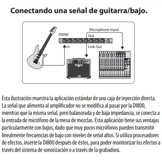 BEHRINGER DI800 Caja Directa 8 Canales Phantom