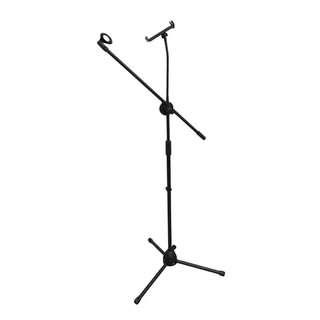 stand paral tripode para microfono y telefono celular.webp