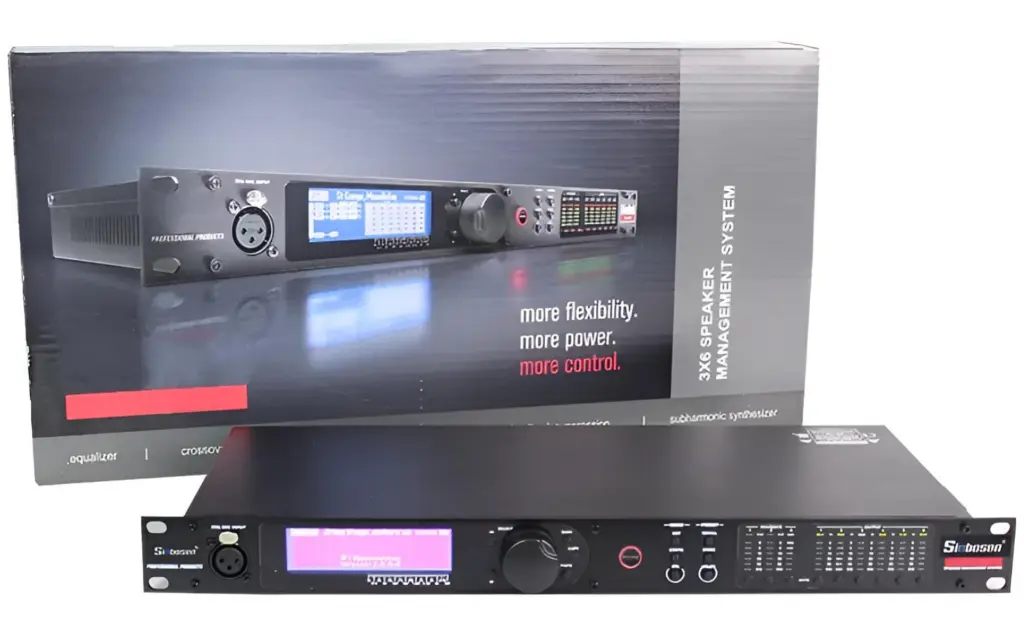 SINBOSEN V-360 Procesador Ecualizador Crossover Limitador Compresor y Analizador 2.webp