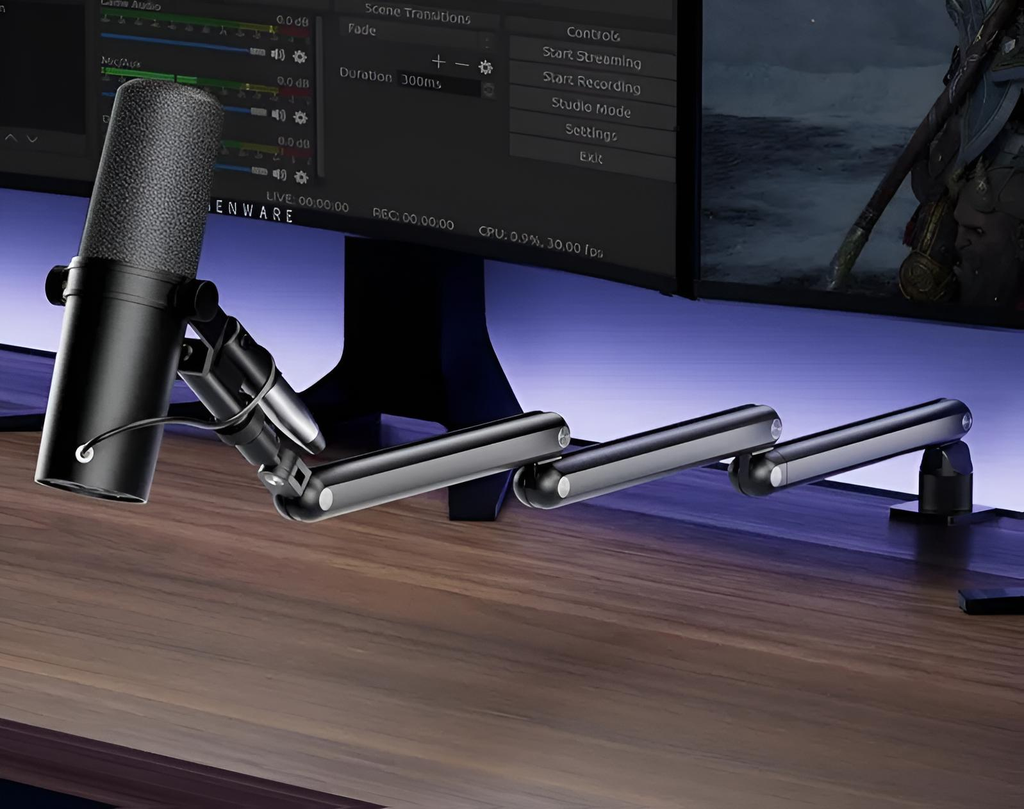 PARAL STAND PEDESTAL DE MICROFONO JIRAFA TIPO  BRAZO RADIO s TODI MS02