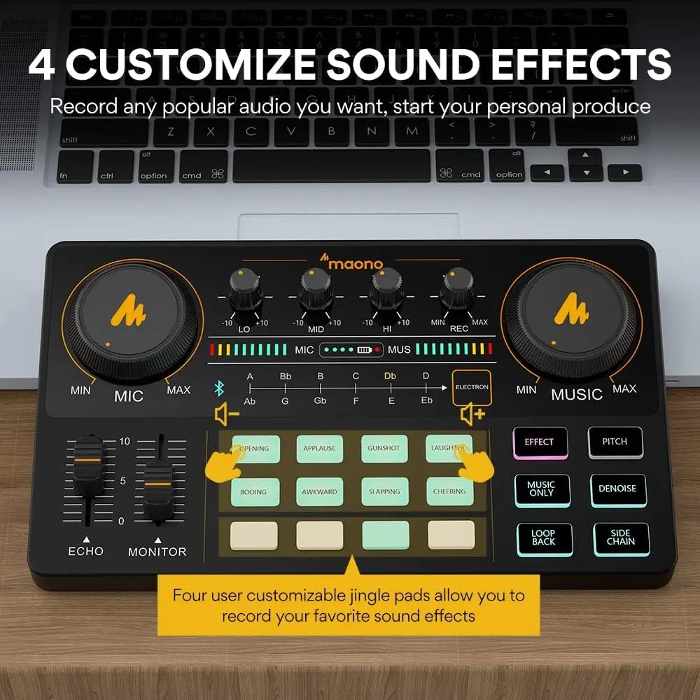 MAONO AME2A Pro Combo AU-AM200 interfaz y micrófono g.webp