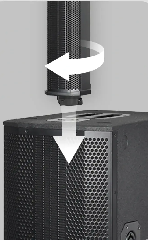 AUDIOSON GALA-COL22G Corneta Amplificada Tipo Columna 1000W RMS Con BLUETOOTH z.webp