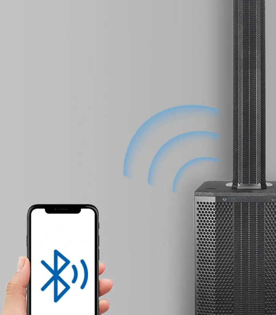 AUDIOSON GALA-COL22G Corneta Amplificada Tipo Columna 1000W RMS Con BLUETOOTH w.webp