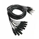 AUDIOSON AS-CXP5 Cable Snake 8 XLR Hembras a 8 Plug Estéreo TS 6.35mm 5MTS B.webp
