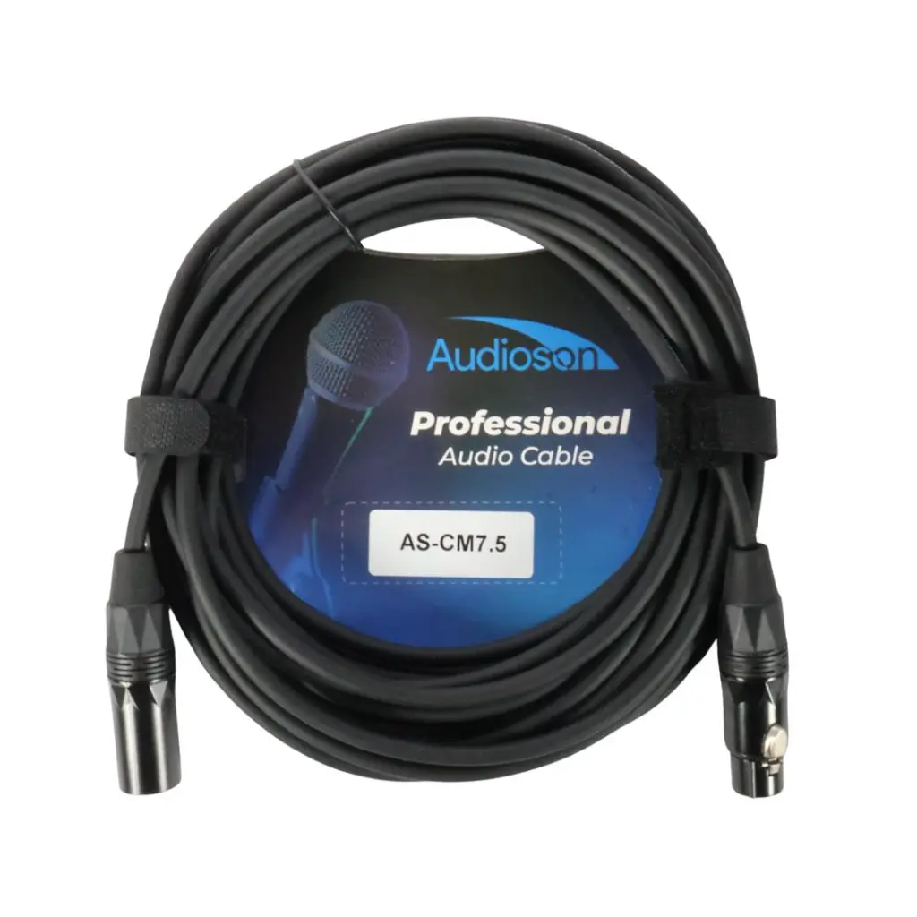 AUDIOSON AS-CM7.5 Cable de Micrófono XLR A XLR 7.5 MTS.webp