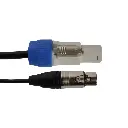 AUDIOSON AS-CMC2 Cable PowerCON + XLR 3 Pines DMX Corneta Corriente 1.80mt k.webp