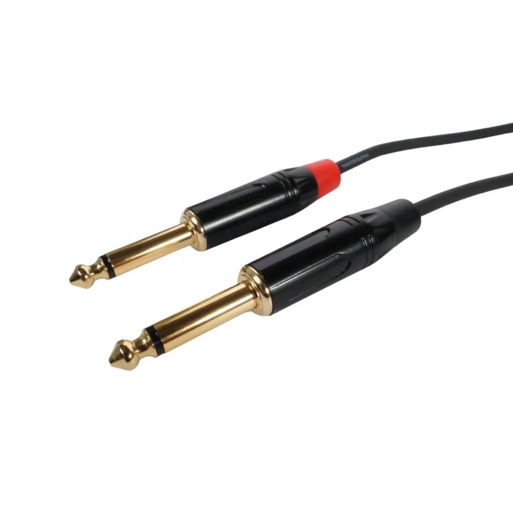 AUDIOSON AS-CMR-4.5 Cable De Audio Doble Plug RCA Macho A Doble Plug Mono 6.35mm TS 4,5mt k.webp