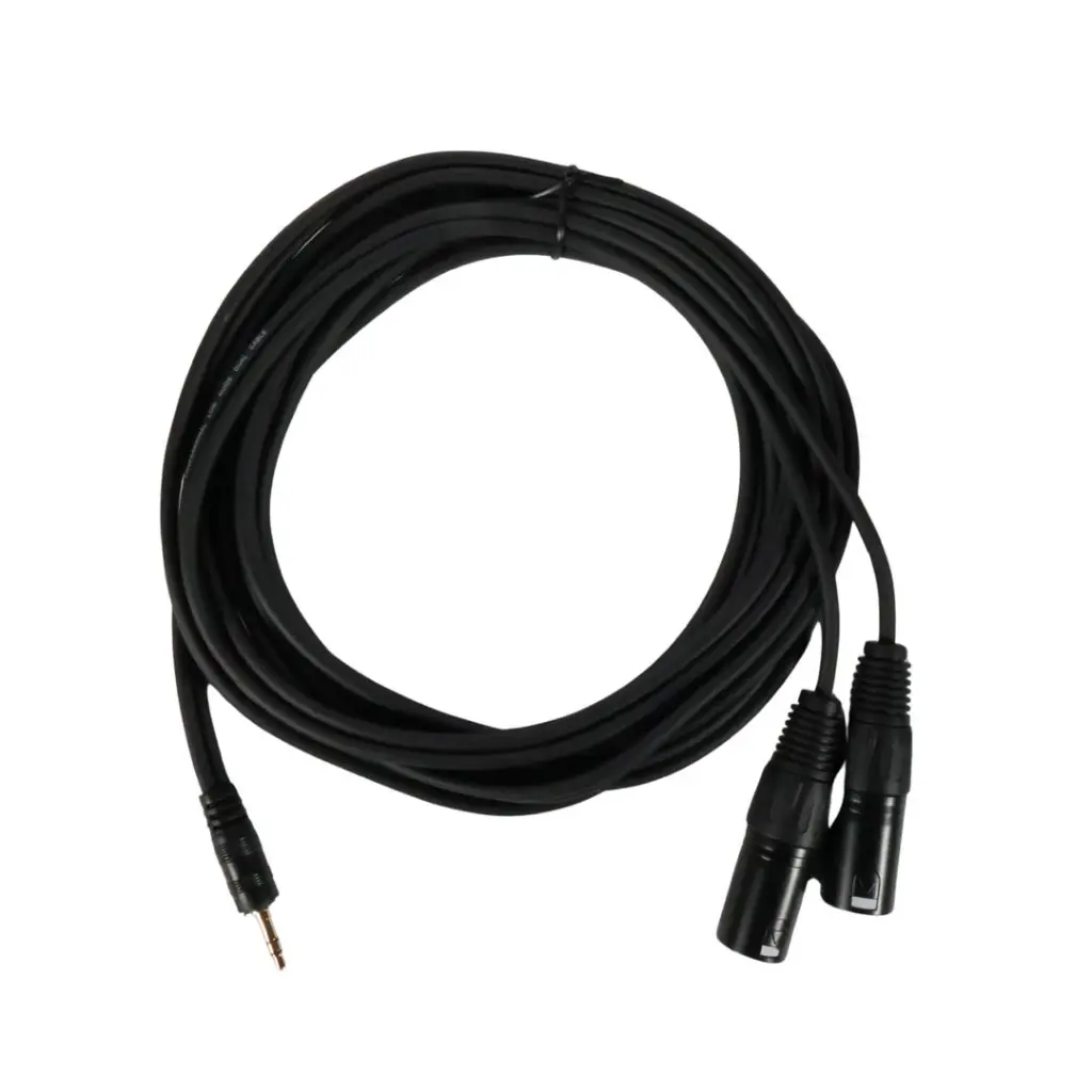AUDIOSON AS-CMPR-4.5 Cable Audio Dual RCA Macho a Plug Stereo Mini Auxiliar 4,50 mts.webp