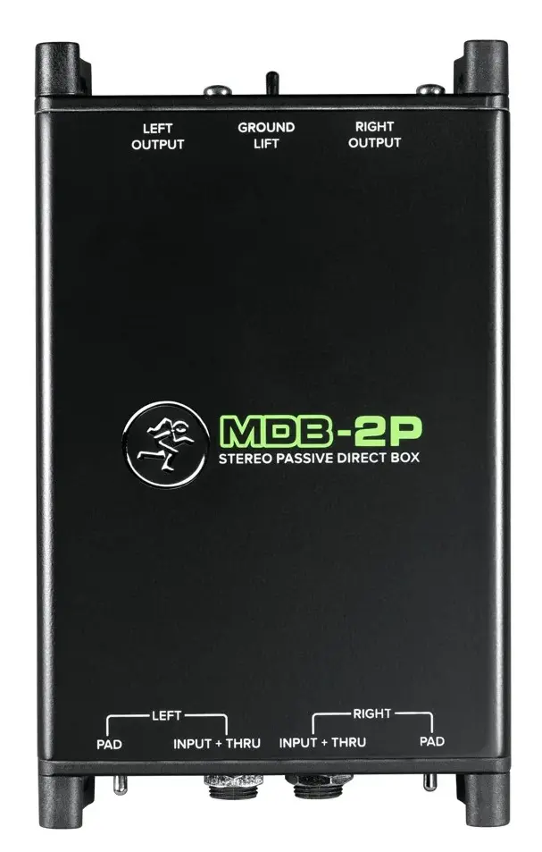 MACKIE MDB-2P DIRECT BOX CAJA DIRECTA PASIVA Estéreo Dos Canales H.webp