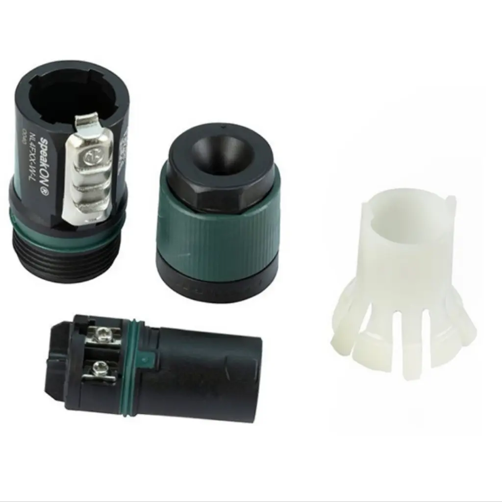 NEUTRIK NL4FXX-W-L CONECTOR SPEKON 4 polos, Para Cable Grurso De 10-16mm (3).webp