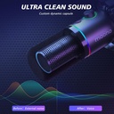 MAONO PD200XS Micrófono De Estudio USB Condensador Podcast Con Pedestal Brazo tipo Radio