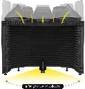 FILTRO PANTALLA ANTIPOP PARA MICROFONO tipo Escudo XTUGA MIS02 B.webp