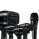 SHURE PGADRUMKIT5 Micrófonos Instrumentos Musicales Batería SET 5 Piezas.webp