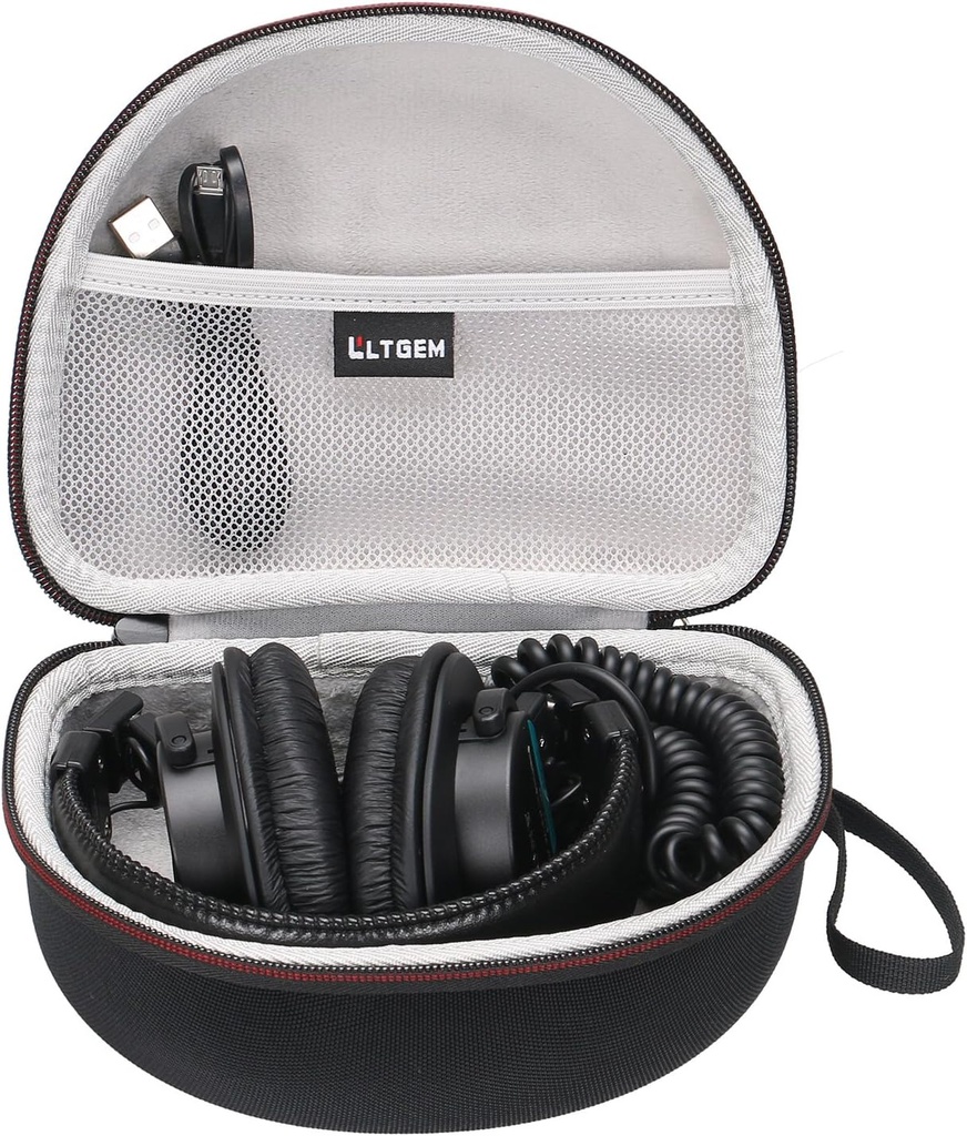 Estuche semi duro de Audífonos Plegables Tipo SONY MDR7605 LTGEM Funda de transporte